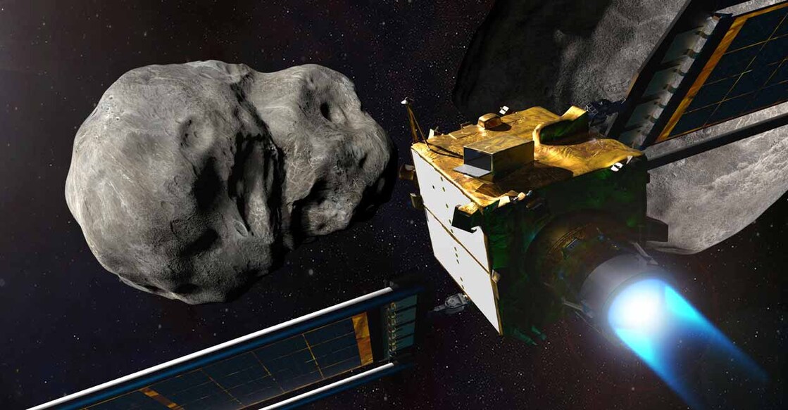 NASA's Double Asteroid Redirection Test (DART) spacecraft prior to impact at the Didymos binary asteroid system showed in this undated illustration handout. Photo: NASA/Johns Hopkins/Handout via REUTERS