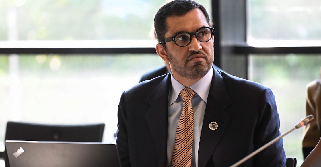 UAE Industry Minister Sultan Al Jaber attends the Bonn Climate Change Conference in Bonn. Photo: Reuters/Jana Rodenbusch/File