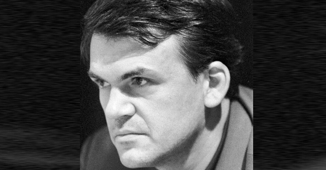 1967 file picture shows Czech-born writer Milan Kundera in Prague. Photo: AP /CTK, Jovan Dezort/File 