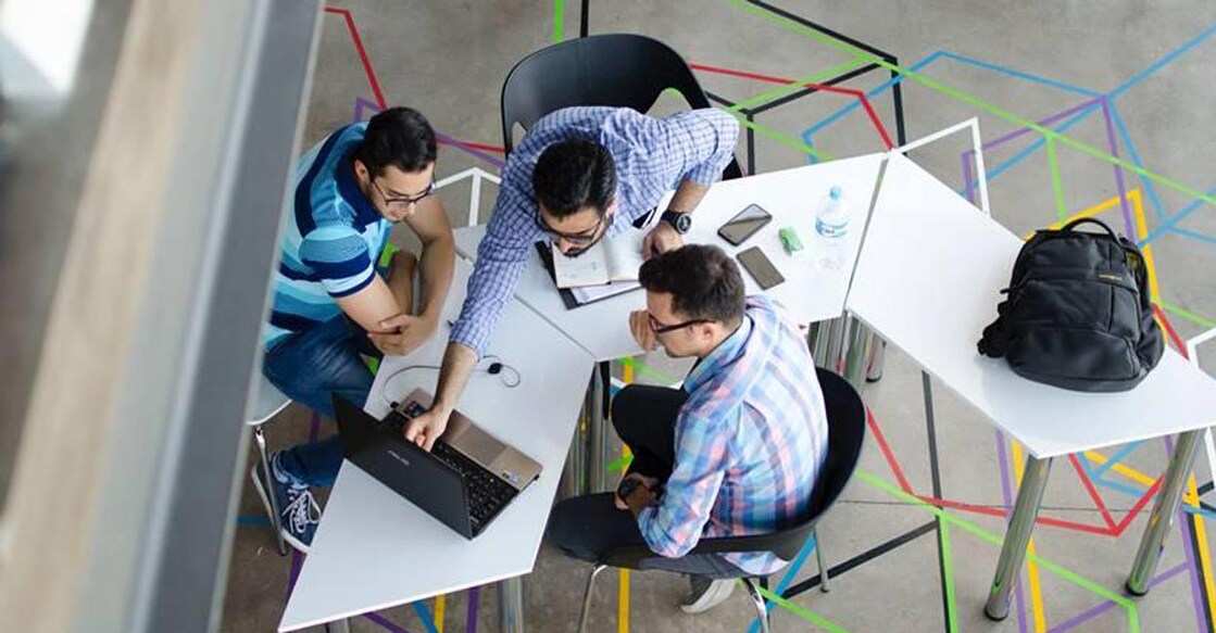 Working from a co-working space get to interact with people coming from a variety of backgrounds. Representational image: IANS