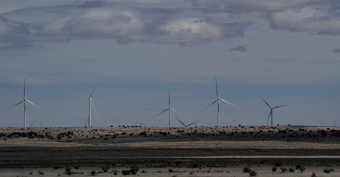 A general view of GE Renewable Energy wind turbines near Encino, New Mexico, U.S. Representational image: Reuters/Bing Guan/File Photo