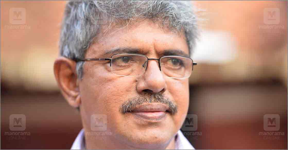 Poet-actor Balachandran Chullikkad. Photo: Manorama