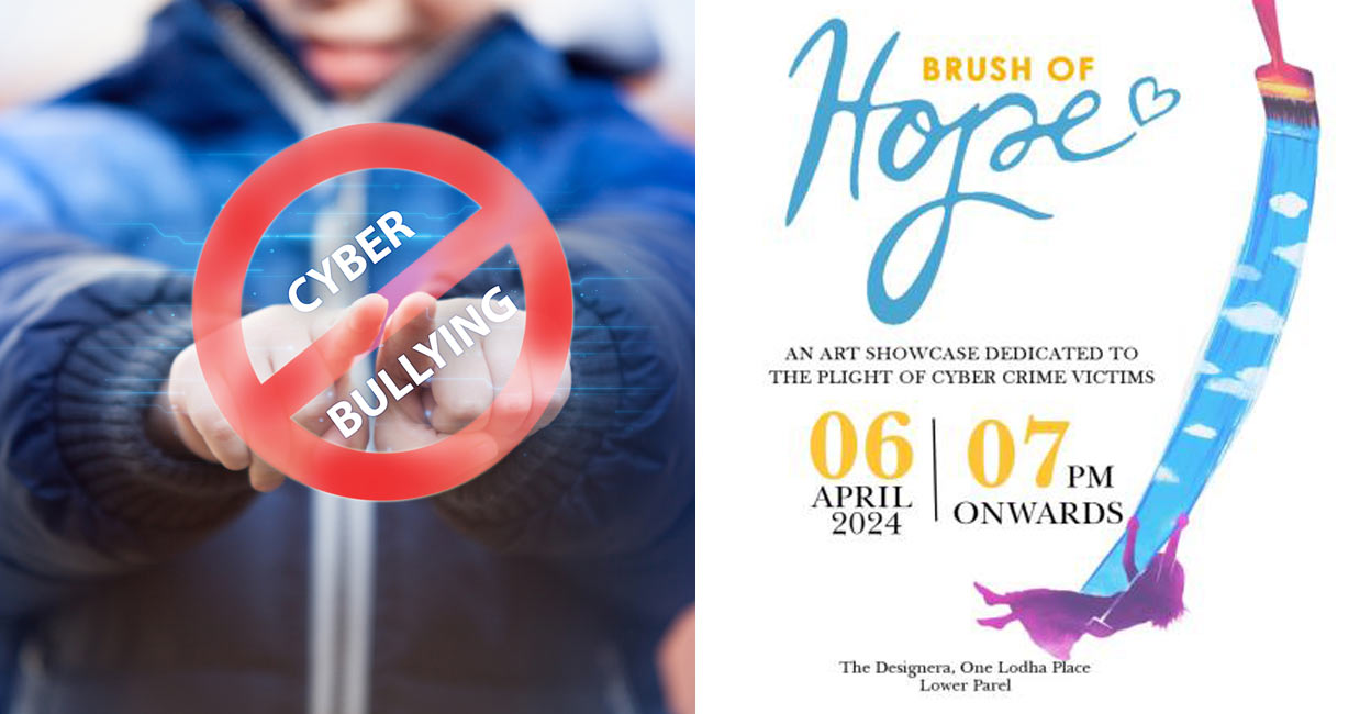 Combo image of a photo representing cyber bullying (Photo: FotoCuisinette/iStock) and a promo of 'Brush of Hope' (IANS).