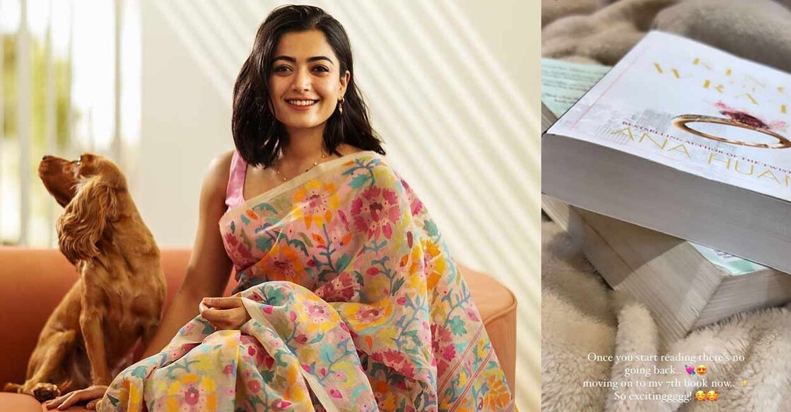 'Once you start reading there's no going back...', says Rashmika Mandanna.. Photo: instagram.com/rashmika_mandanna/