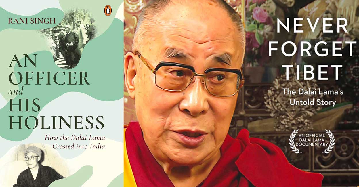 The documentary ‘Never Forget Tibet: The Dalai Lama’s Untold Story’ is based on renowned journalist, Rani Singh book 'An Officer and His Holiness'. Photo: amazon.in, IANS
