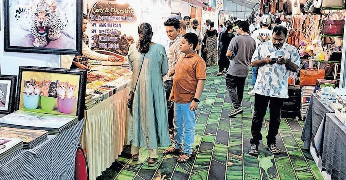 A view inside the pavilion of Vanitha Utsav. Photo: Manorama