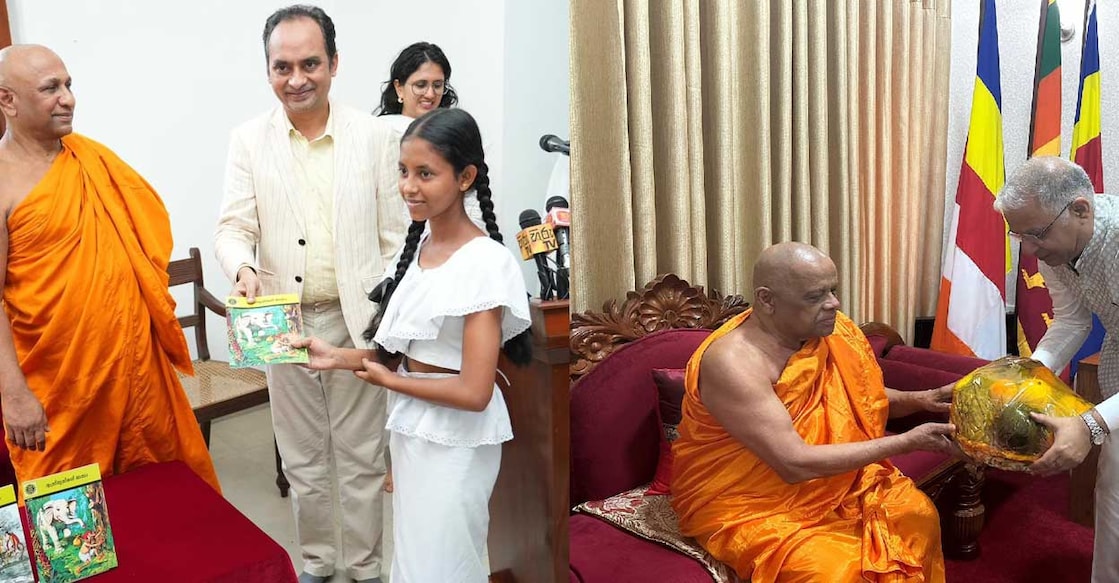 The Sinhala translation was launched in Colombo on the occasion of Navam Full Moon Poya Day. Photo: IANS