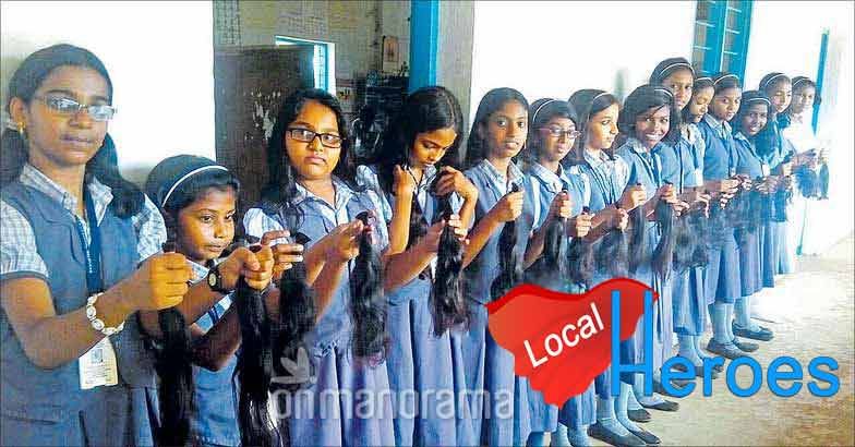 Hair for hope: students donate their long tresses to support cancer  patients in Kochi