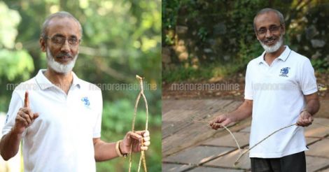 Meet the Kerala man who spots undercurrents with a tree branch and a trained eye