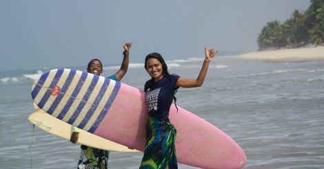 Woman pro surfer turns dream into startup