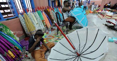 The secretive parasol makers of Thrissur await their day in the sun