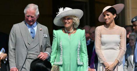 Prince Charles, wife Camilla the Duchess of Cornwall and Meghan Markle