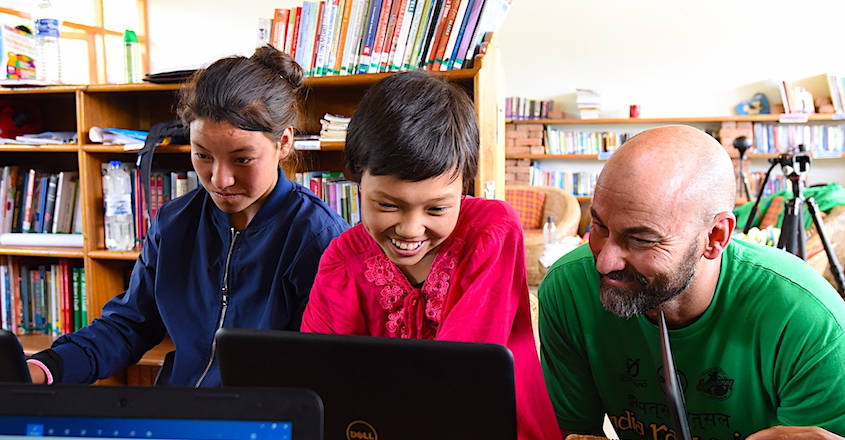 American father-daughter duo to make Arunchal kids tech savvy American father-daughter duo to make Arunchal kids tech savvy
