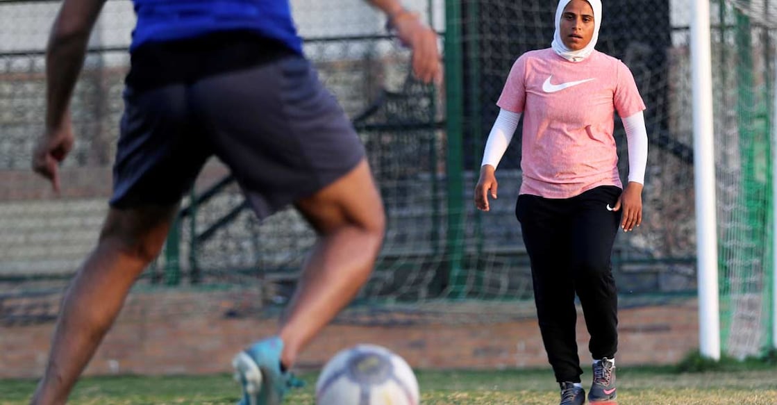 Soccer star becomes first woman to coach a men's pro team in Egypt