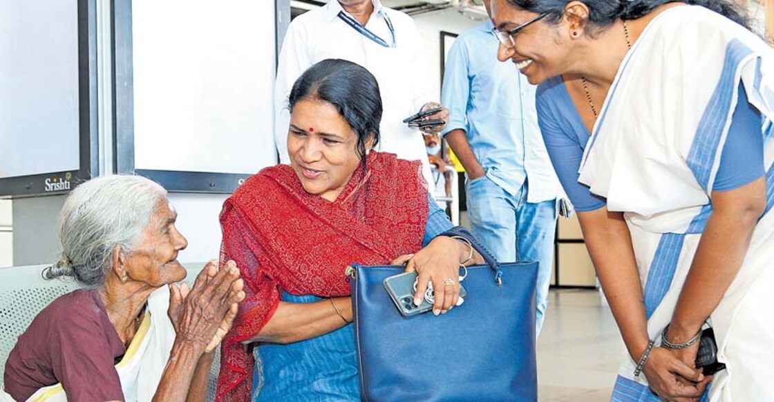 Want to clear class X, learning computer now: 98-year-old Karthyayani Amma Want to clear class X, learning computer now: 98-year-old Karthyayani Amma