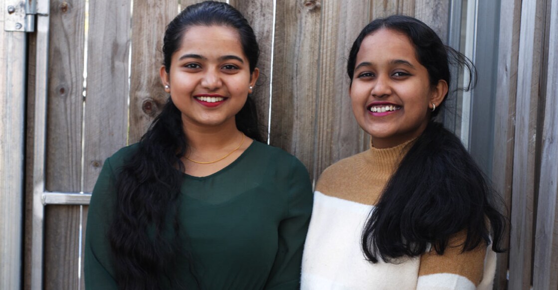 Agnus Joy (L) and Teresa Joy