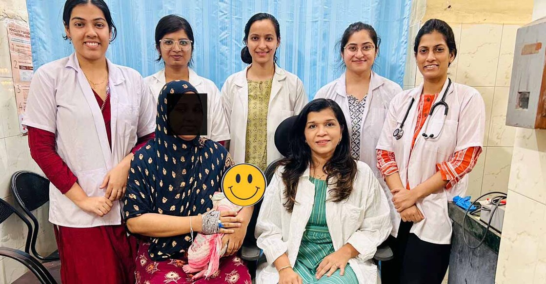 The all-women team exhibited their operative skills, quick decisions, timely management, and excellent teamwork in the complex Caesarean section. Photo: IANS