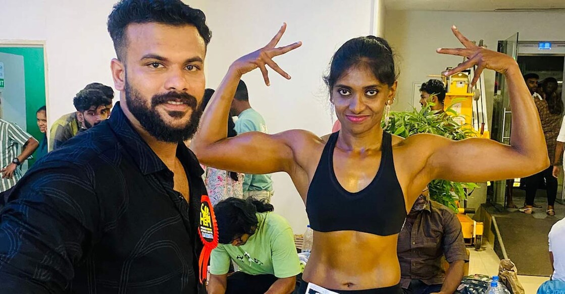 Rosmi became the first runner-up at the Miss India bodybuilding Championship held recently. Photo: Special arrangement