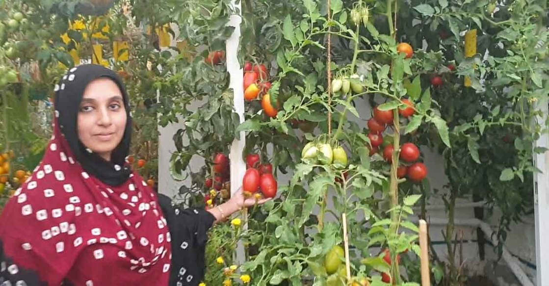 An engineer by profession, Saneera is confident that she can manage and run the Miracle Vegetable Garden. Photo: Special arrangement