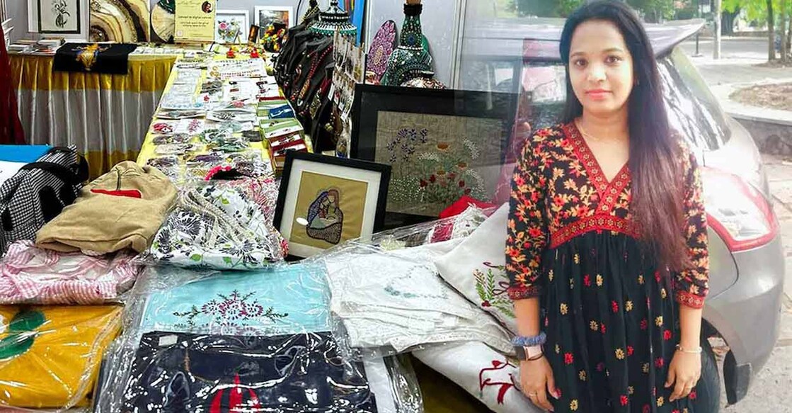 She started a community called ‘Artika’ that supports women artisans who turn their passion into business. Photo: Special arrangement
