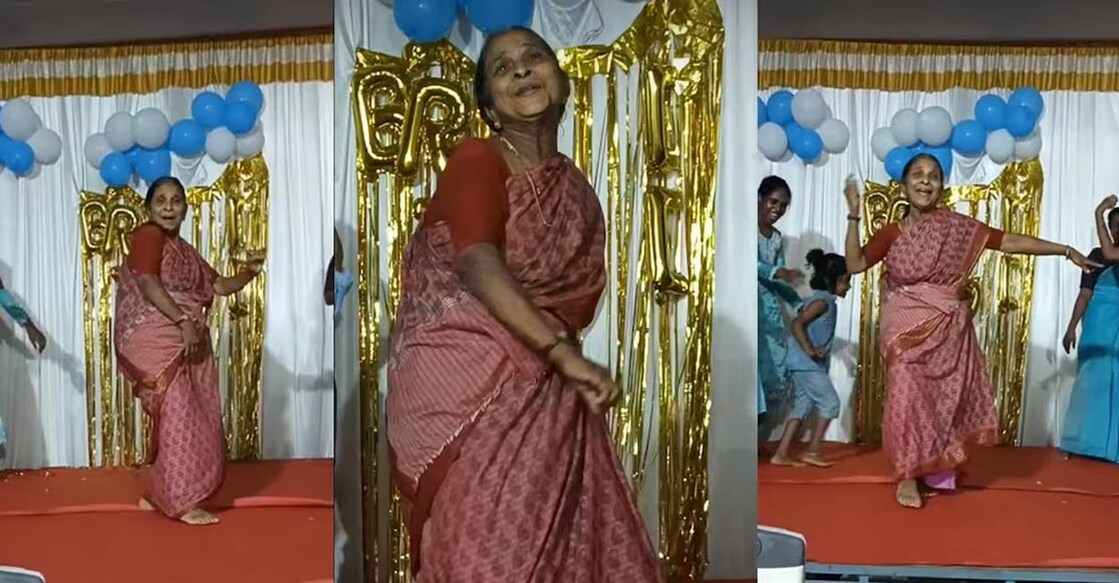 Leelamma never thought her dance would go viral. Image: screen grab from the viral video