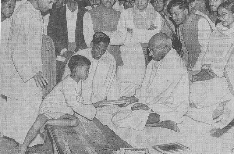 Remembering The Mahatma Mahatma Gandhi. Source: Unknown
