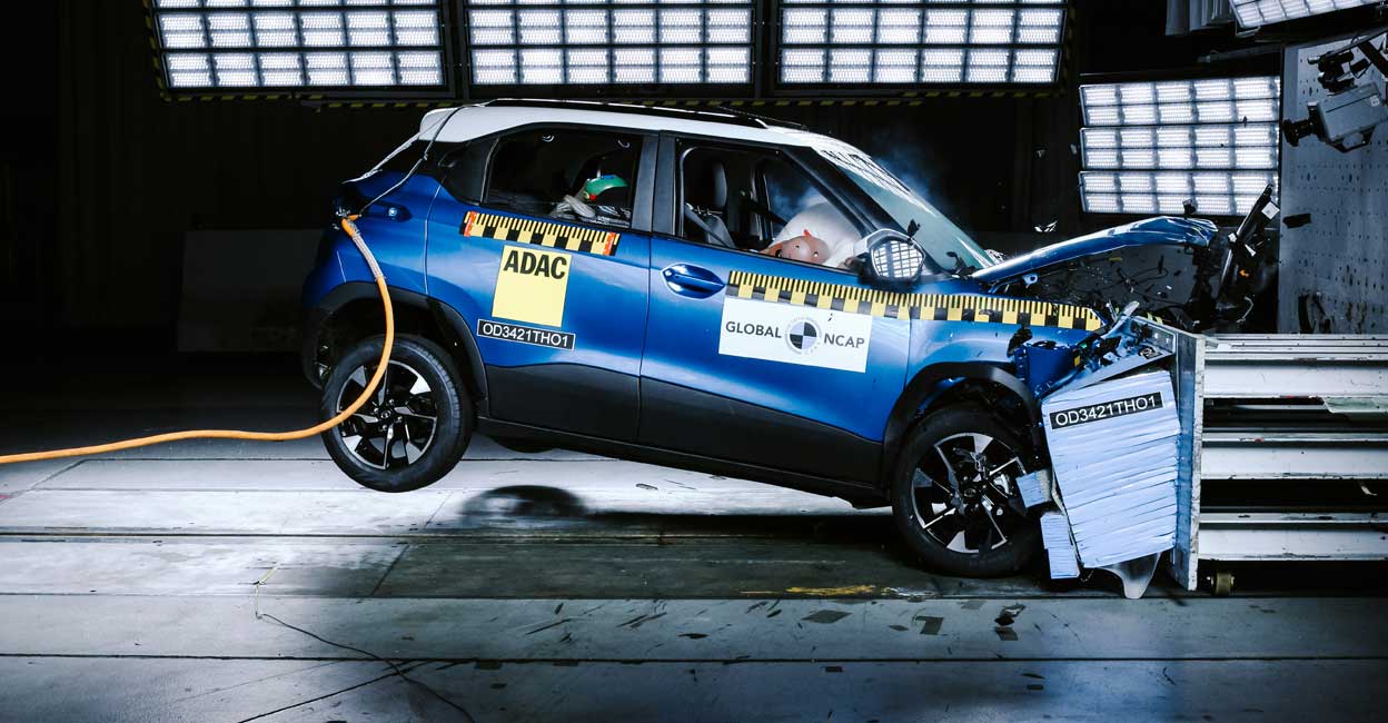 Tata Punch gets 5-star adult safety rating in crash test | Watch video ...