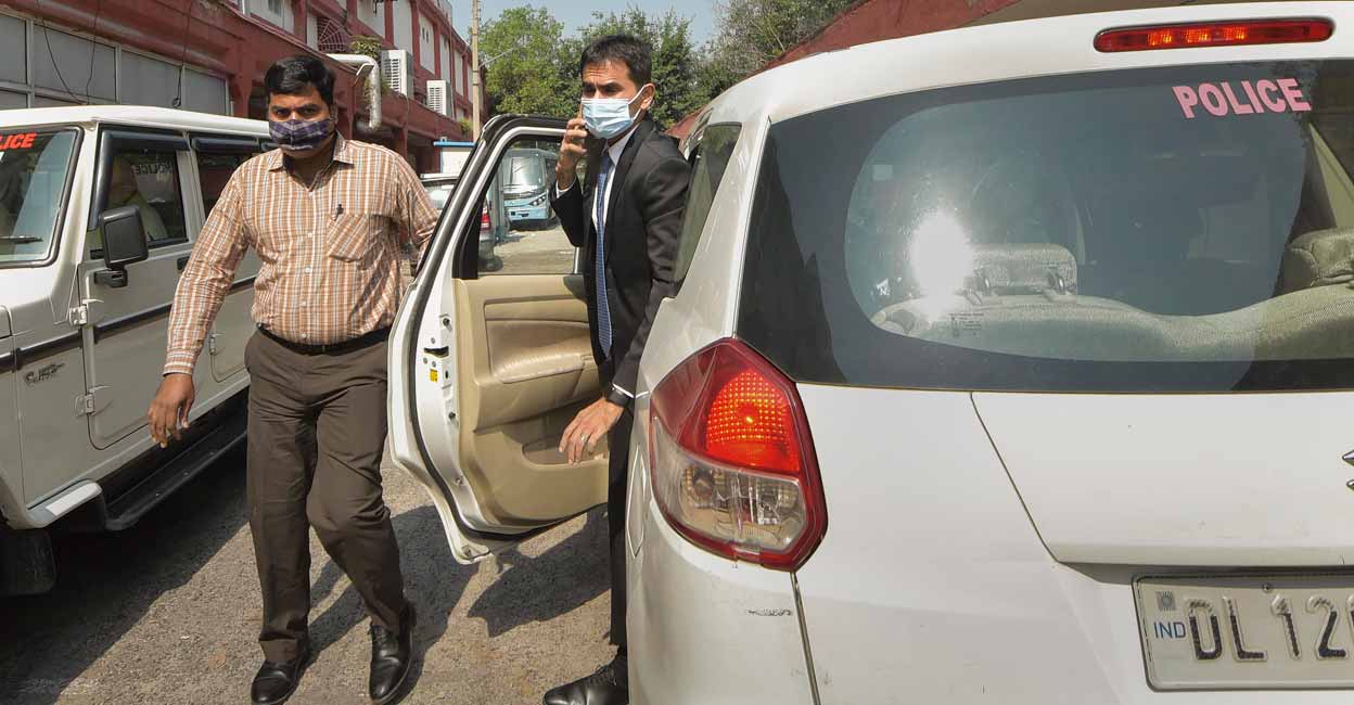 Sameer Wankhede NCB Mumbai Zonal Director Sameer Wankhede arrives at Narcotics Control Bureau office in New Delhi, Tuesday, Oct. 26, 2021. PTI