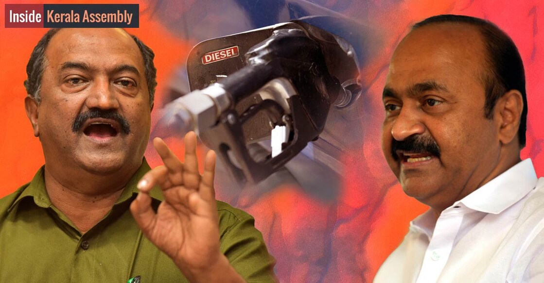 Finance Minister Balagopal once again refuses to reduce sales tax on fuel. Oppn boycotts Assembly in protest