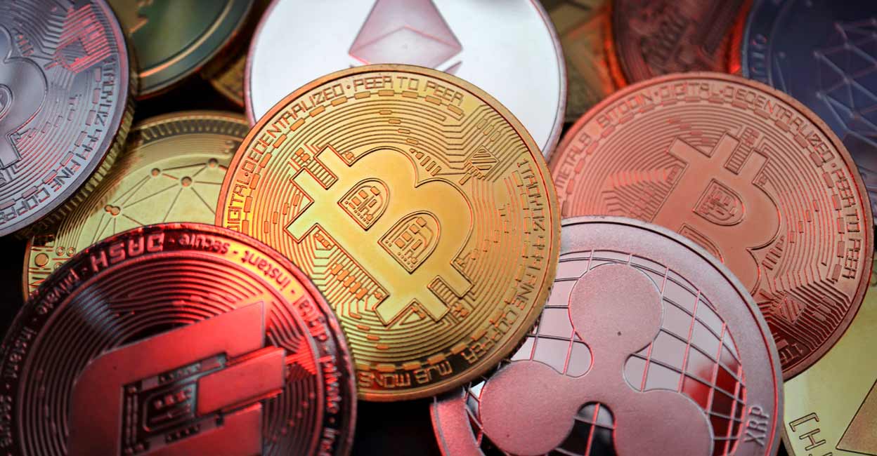Cryptocurrencies including Bitcoin, Dash, Ethereum, Ripple and Litecoin are seen in this illustration picture. File Photo: Reuters/Florence Lo
