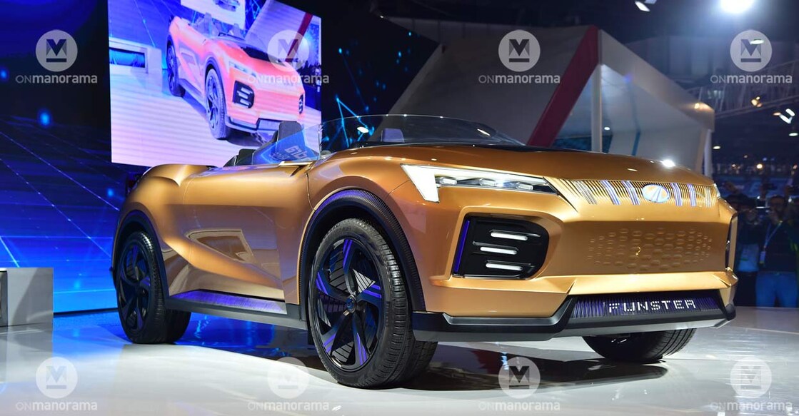 Mahindra Funster displayed at Auto Expo 2020 in Greater Noida.