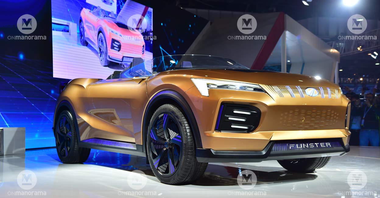 Mahindra Funster displayed at Auto Expo 2020 in Greater Noida.