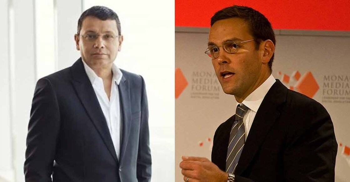 James Murdoch and Uday Shankar James Murdoch and Uday Shankar