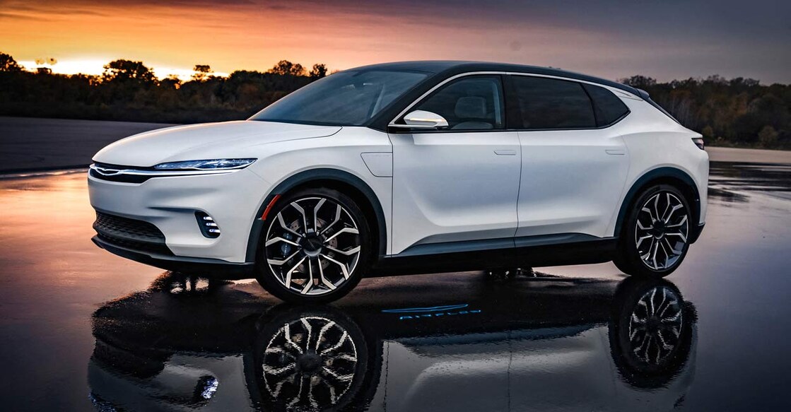 Chrysler's Airflow Concept utility vehicle is seen in Chelsea, Michigan, U.S. in 2020. Photo: Reuters/Stellantis handout