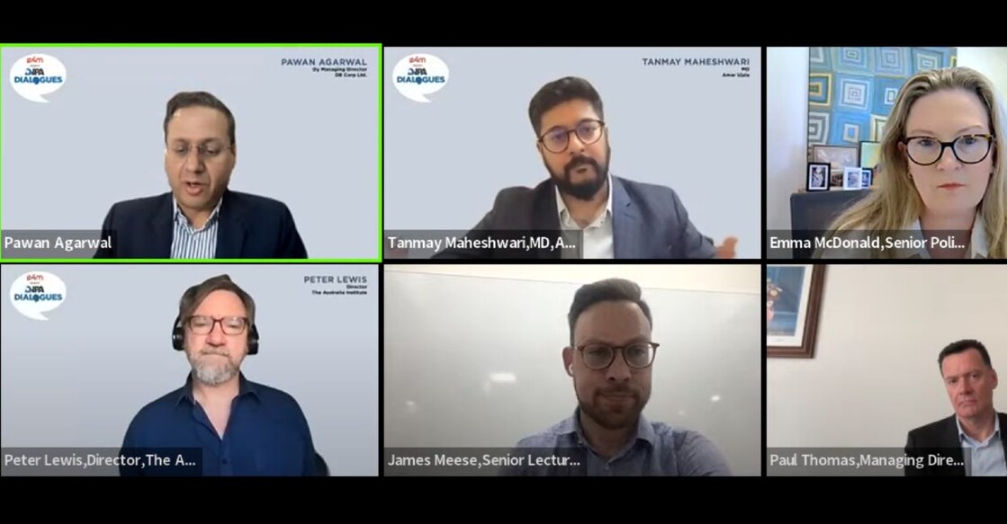 The first edition of the DNPA Dialogues was conducted online. Photo: Screengrab
