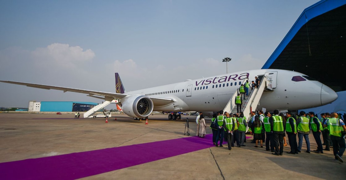 Vistara Boeing 787-9 Dreamliner during its launch in New Delhi on March 2, 2020. File Photo: PTI