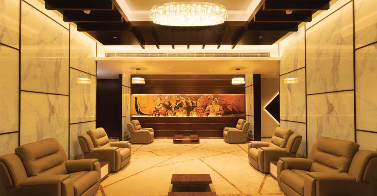 cial The lobby of CIAL’s new Business Jet Terminal. Photo: Special Arrangement