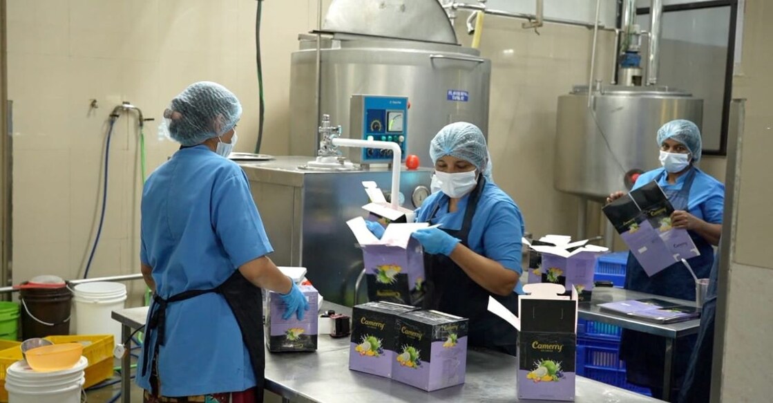 Camerry ice cream making unit at Aluva started as part of the Year of Enterprises scheme. Photo: I&PRD, Ernakulam 