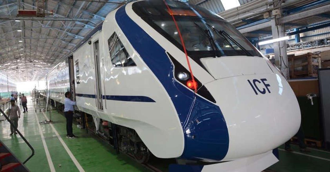 Vande Bharat Express train A Vande Bharat Express train. File photo: IANS