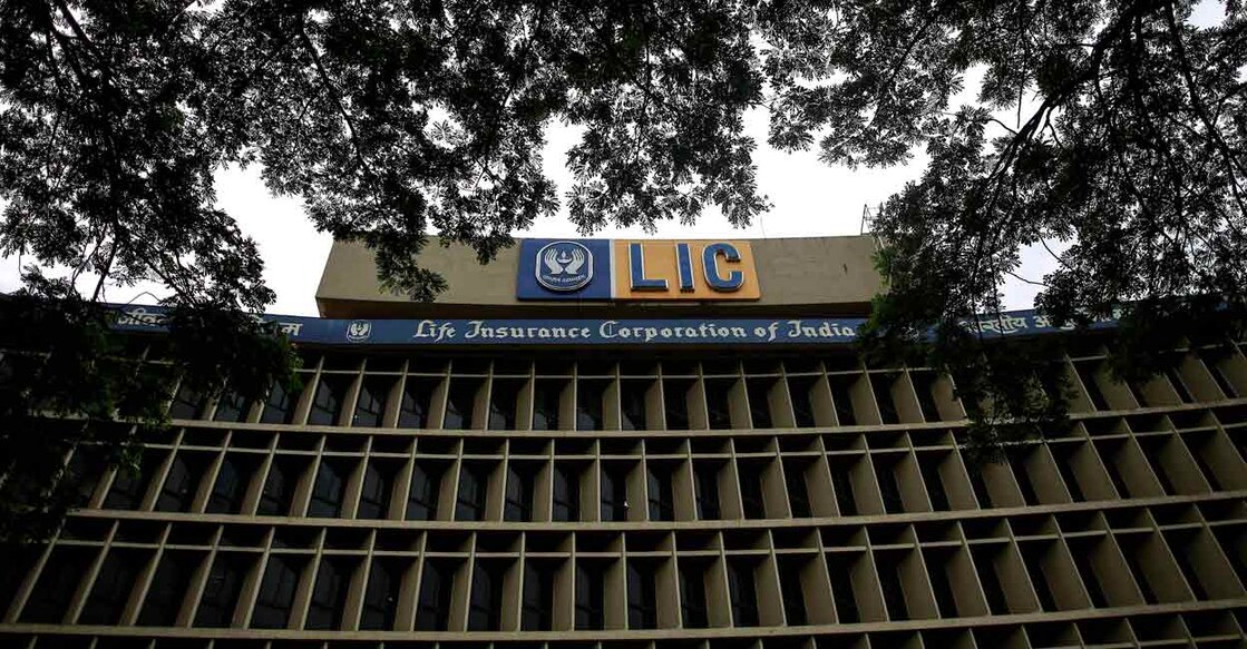 An exterior view of Life Insurance Corporation of India's (LIC) Mumbai headquarters. File Photo: Reuters/Danish Siddiqui