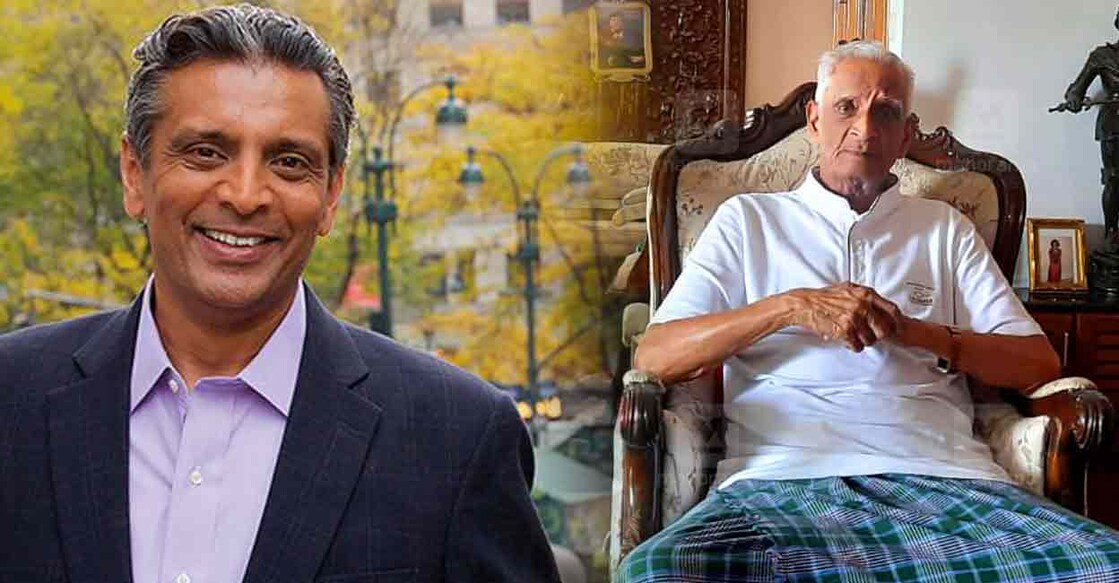 Raj Subramaniam and father C Subramaniam