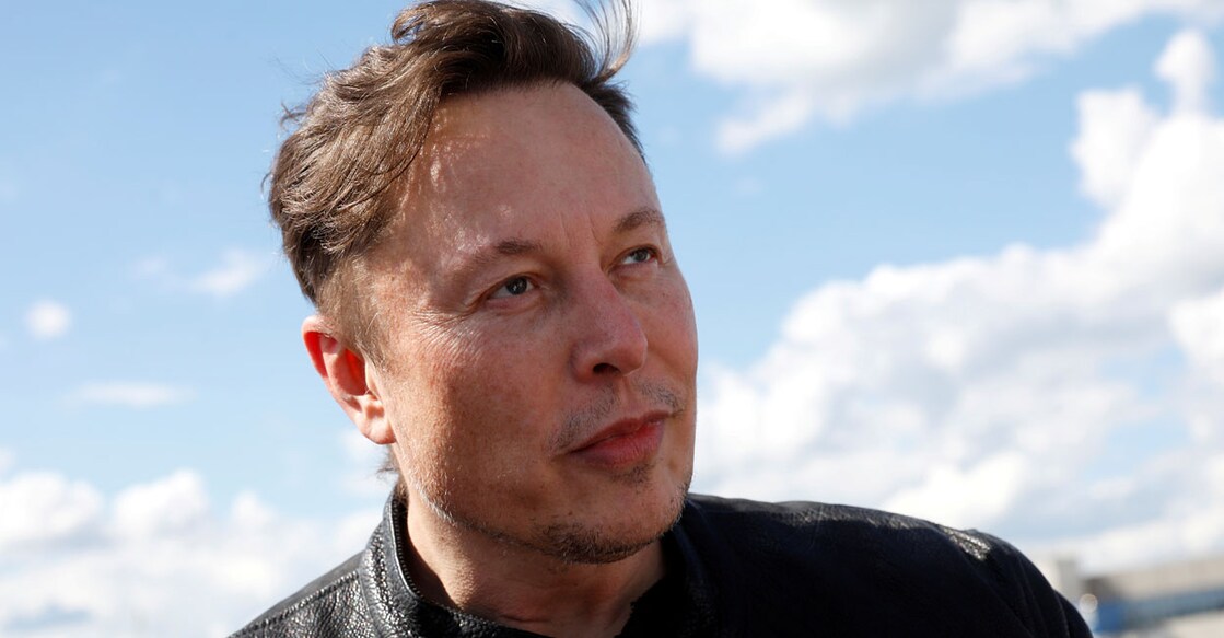 SpaceX founder and Tesla CEO Elon Musk looks on as he visits the construction site of Tesla's gigafactory in Gruenheide, near Berlin, Germany, May 17, 2021. Photo: Michele Tantussi/Reuters/File