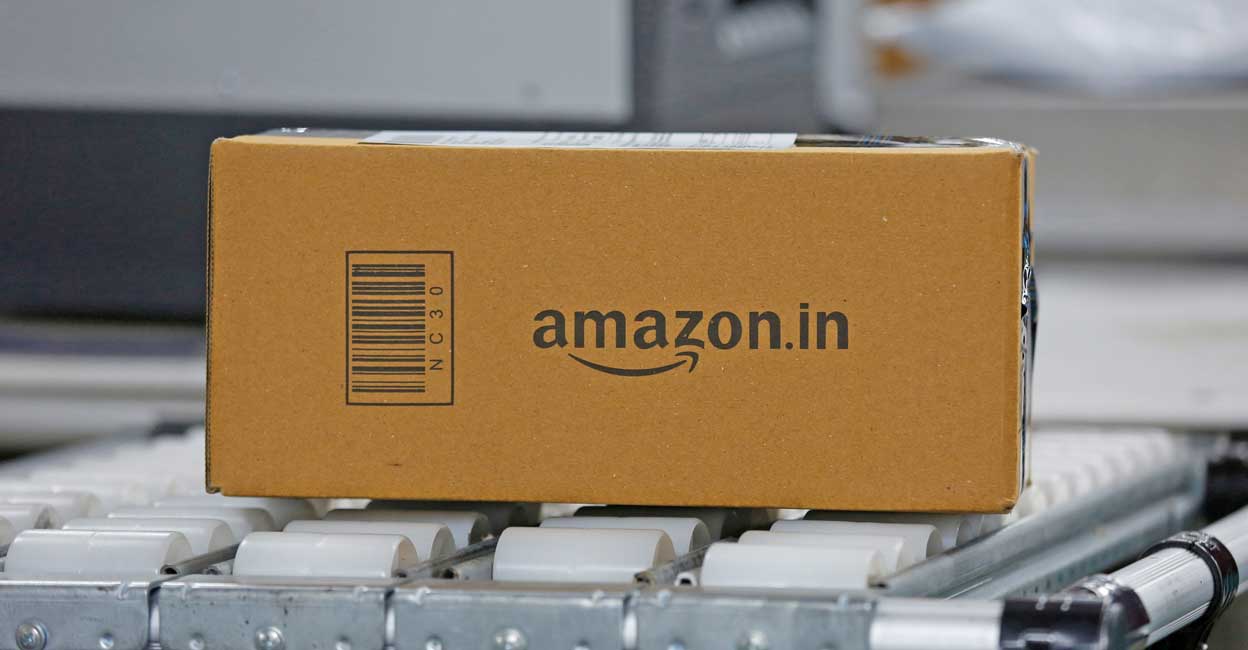 A shipment moves on a conveyor belt at an Amazon Fulfillment Centre (BLR7) on the outskirts of Bengaluru, India, September 18, 2018. Photo: Abhishek N. Chinnappa/Reuters