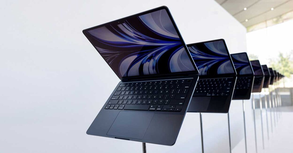 MacBook Air A new MacBook Air running M2 chip is seen displayed during Apple's annual Worldwide Developers Conference in San Jose, California, June 6, 2022. Reuters/Peter DaSilva