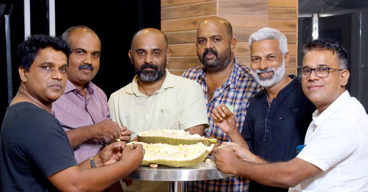 (From left) R Ashok, Vipin Kumar, Manu Chandran, Sabu Aravind, Anil Jose and Bobin Joseph who are the directors of the Chakkakkoottam International Private Ltd. Photo: Special arrangement