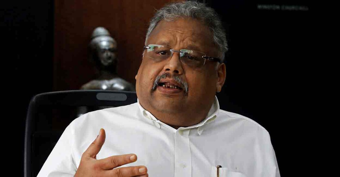Rakesh Jhunjhunwala, Partner, Rare Enterprises, speaks during an interview with Reuters in Mumbai, India November 14, 2017. File photo: REUTERS/Shailesh Andrade