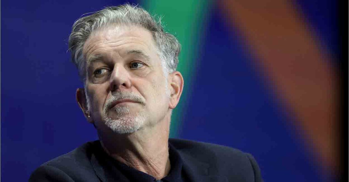 Reed Hastings, Co-CEO, Netflix speaks at the 2021 Milken Institute Global Conference in Beverly Hills, California, U.S. October 18, 2021. Photo: REUTERS/David Swanson