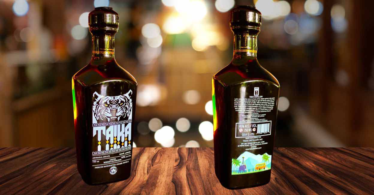 Article image Haritha - 4 Taika is branded as an artisanal arrack, made using an age-old family recipe. Photo: Special arrangement