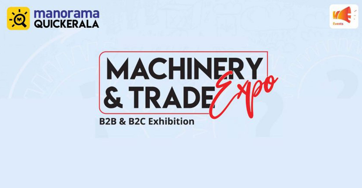 Products by nearly 130 machine manufacturers will be on display at over 200 stalls at the three-day expo. Photo: Manorama