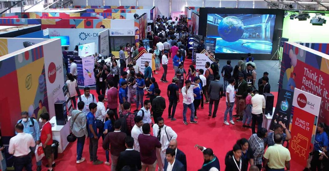 Over 250 startups got the opportunity to pitch with 75 investors during the event. Photo: KSUM